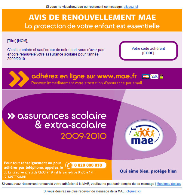 Lettre d'informations adherents