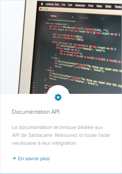 Documentation API Sarbacane