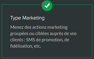 Campagne SMS marketing